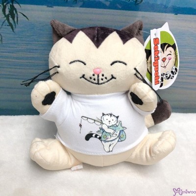 679340 Jacob Cat S Size Plush - 16cm Sitting with Tee 679340 Jacob Cat S Size Plush - 16cm Sitting with Tee